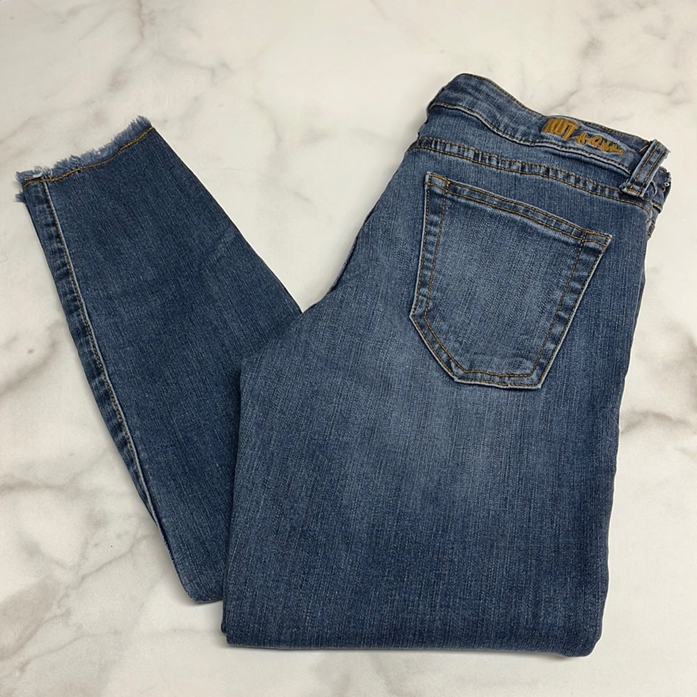 Kut From the Kloth Marilyn Frayed Ankle & Button Fly Skinny Stretch Jean 2